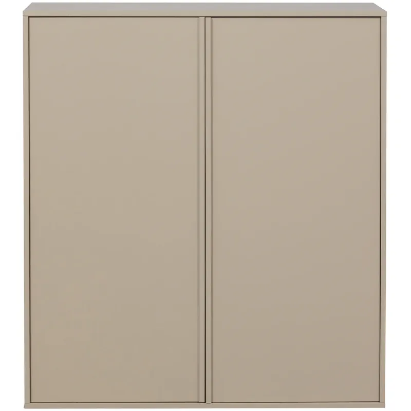 vtwonen Daily closet double 110x100cm grenen dakargrau